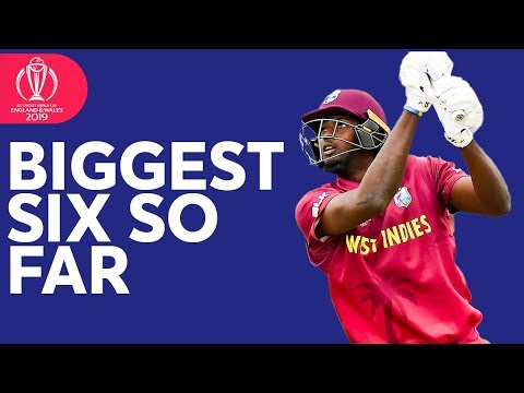 Jason Holder Hits Biggest Six of 2019 World Cup So Far! | Slow-Mo | ICC Cricket World Cup 2019