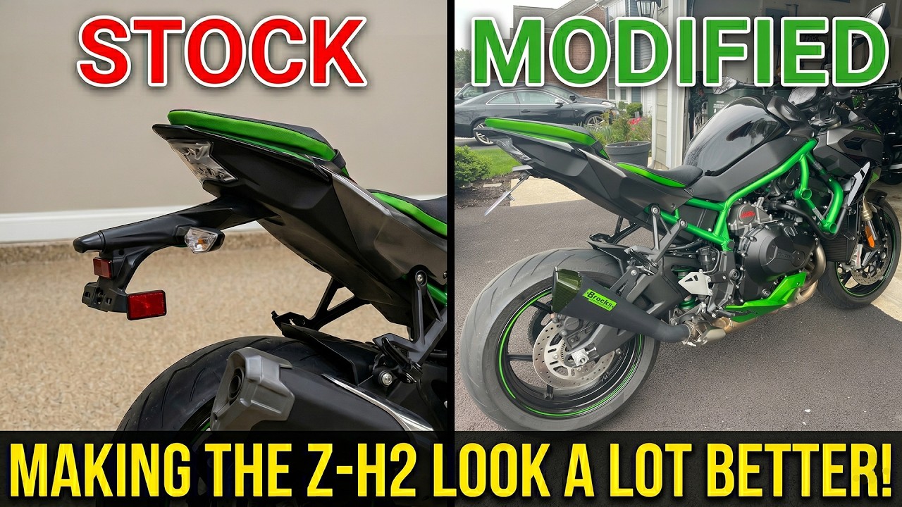 Making The Kawasaki ZH2 Look a LOT Better with an NRC Tail Tiddy