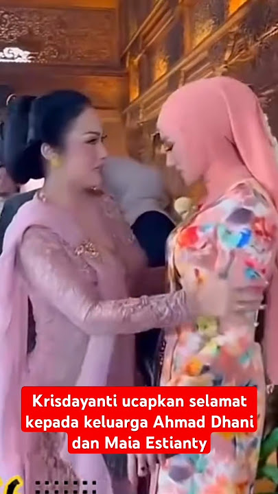 Krisdayanti congratulates Maia and Dhani's family #shortvideo #artist #entertainment
