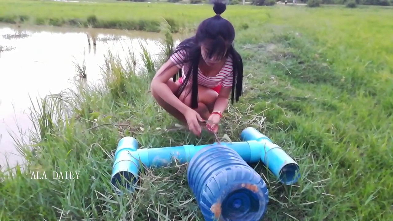 Amazing Fishing Trap - How to Make a Simple Fish Trap To Catch Fish ...