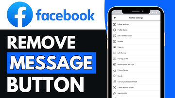 How to Remove Message Button on Facebook I Hide Message Button 2025