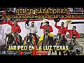 Jaripeo Cinco Lazadores Jugando Todos los Toros Aniversario de HR En La Plaza la Luz Texas