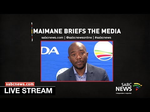 Mmusi Maimane addresses the media: 23 October 2019