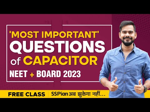 5 Most Important Question of Capacitor Class 12 | Neet + board 2023 | sachin sir
