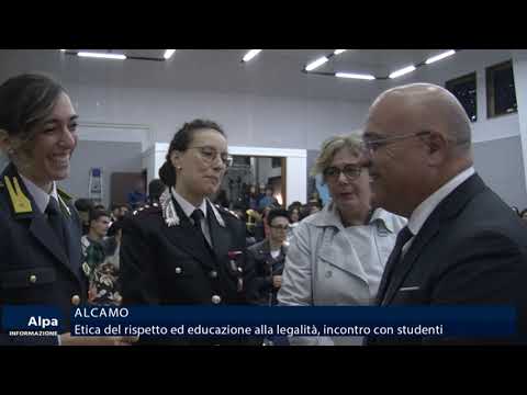 Etica del rispetto ed educazione alla legalità, incontro ad Alcamo con gli studenti