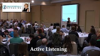 Active Listening by Successfully Speaking