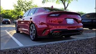 Kia Stinger Gt2 Cold Start Borla Exhaust