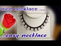Netted Necklace Tutorial - Scalloped Fringe