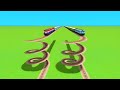 SPRING ROLLING TRACKS VS TRAINS CROSSIN 😵‍💫 RAILROAD TRAINS CIRCLE TRAICK CROSSING TRAINS