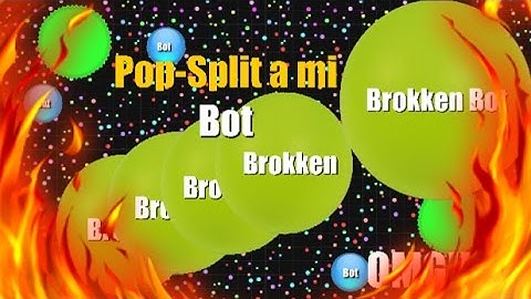 Mgar.io / Gameplay Solo Pop-Split a mi Bot! and LinesSplit