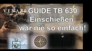 Einschießen eines Wärmebildvorsatzgerätes. Wir schießen das GUIDE TB630 ein.