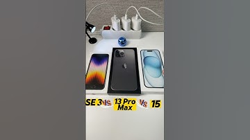 iPhone SE 3 VS 13 Pro Max VS 15 Power On Speed Test Comparision