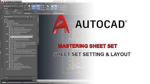 Mastering Sheet Set | Setting and layout