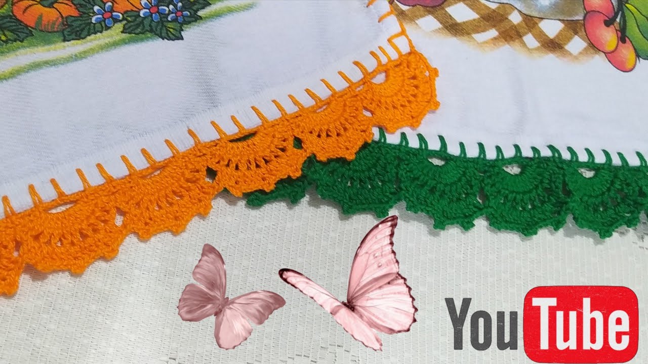 Barradinho lindo delicado e fácil 🧶💜