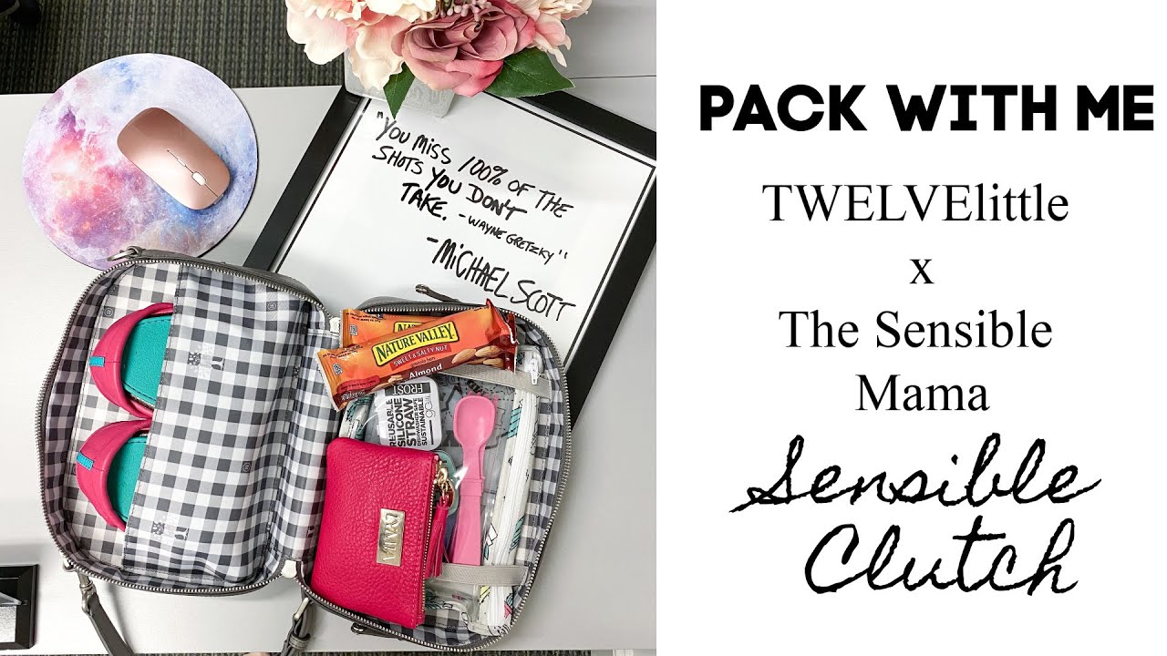 TWELVElittle x TSM SLEEK GREY Sensible Clutch // Pack With Me 