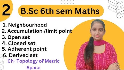 B.Sc 6th sem Maths || IMP DEFINITION || By Jyoti Chaudhary ✍️✍️