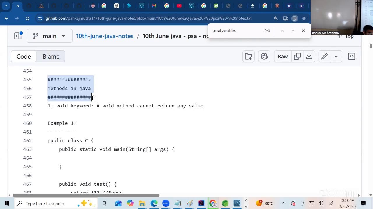 Core Java Day 3 - March 10th Batch - YouTube