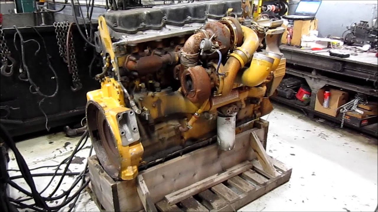 2005 Caterpillar C15 Acert Diesel Engine Running - YouTube cat c15 truck engine diagram 