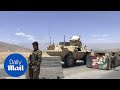 U.S. and NATO troops leave Bagram Airbase in Afghanistan