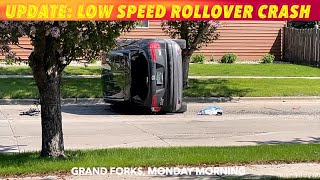 BREAKING NEWS UPDATE: Low Speed Rollover In Grand Forks