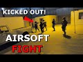 AIRSOFT Gets PHYSICAL! FULL AUTO POINT BLANK! *AIRSOFT FIGHT and FLIP OUT*