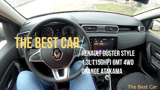 Renault Duster Style 1.3L (150HP) 6MT 4WD Orange Atakama /POV Test Drive#sunroof#