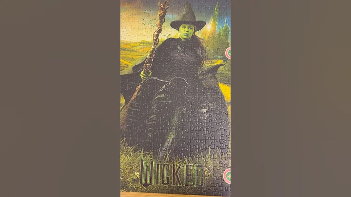 The last piece|wicked jigsaw puzzle|oddly satisfying|#holidayswithyoutube #shorts #puzzle #wicked