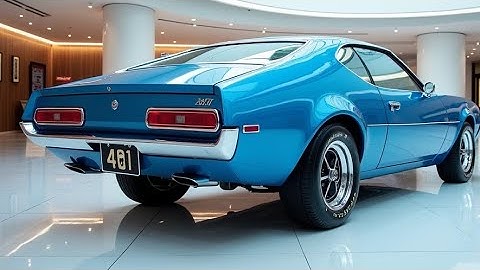 The 1972 AMC Javelin ST 401: A Stunning First Look at the All-New Model