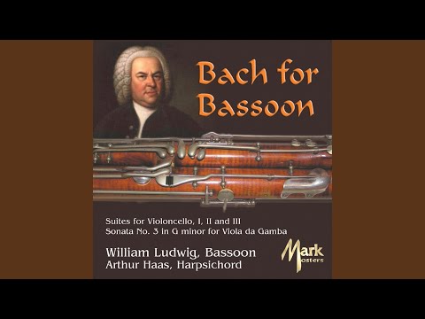 Cello Suite No. 2 in D Minor, BWV 1008 (arr. W. Ludwig) : II. Allemande auf YouTube ansehen