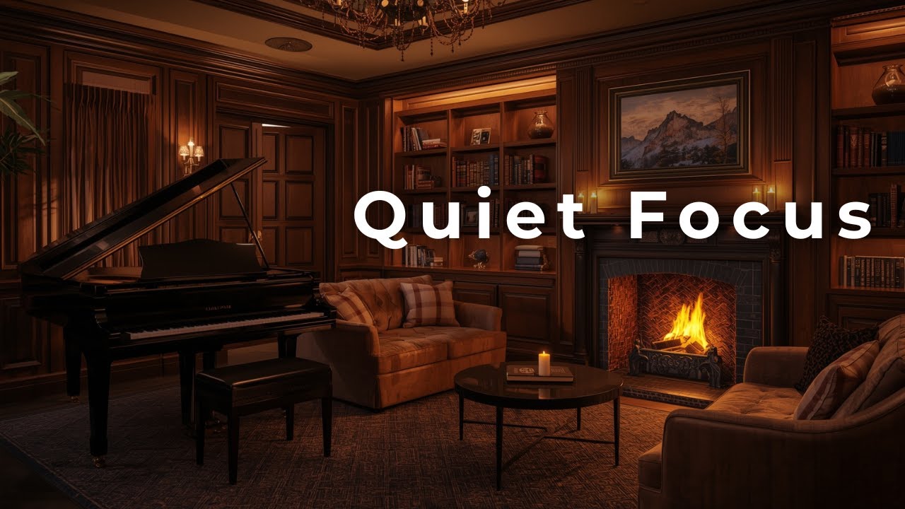 Quiet Focus  | Gentle Piano to Clear Your Mind & Stay Productive