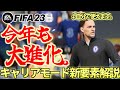 【FIFA23】今作も大進化!キャリアモード新要素解説!
