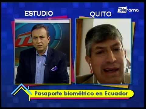 Pasaporte biométrico en Ecuador
