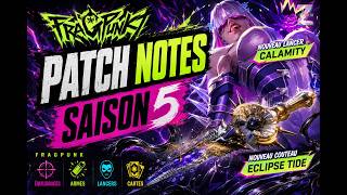 FULL PATCH NOTES SEASON 5 - FRAGPUNK #fragpunk #fragpunks5 #fragpunkpreview #patchnotes