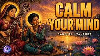 Calm Your Mind | Soft Bansuri & Tanpura Evening Meditation Music screenshot 5