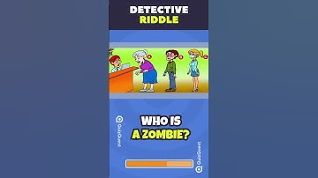 Who is a Zombie? ⚠️🤔#quiz #enigma #puzzle #riddle #detectiveriddles #iq #logical #logic