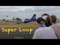 Stunned Spectators !  C-130 Does Short takeoff and Super Loop ! Fighter pilot inverted badass plane