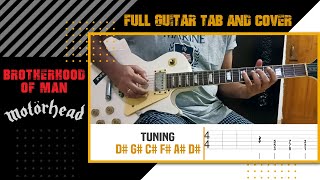 Motorhead- Brotherhood of Man- Guitar Cover | Screen TAB