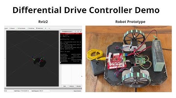ROS 2 Differential Drive Robot with Custom Hardware Interface – Live Demo