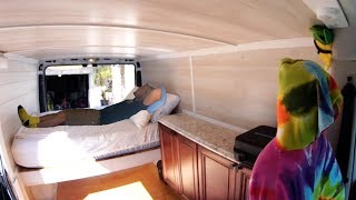 HOW TO CONVERT YOUR CARGO VAN into an OFF THE GRID CAMPER in 10 DAYS