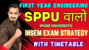 SPPU INSEM EXAM | ENGINEERING FIRST YEAR | SPPU MATHS | INSEM EXAM STRATEGY | SAURABH DAHIVADKAR