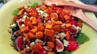 Autumn Pumpkin Spinach Salad Recipe