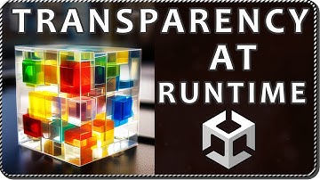 How to CHANGE THE TRANSPARENCY of a material BY CODE in Unity