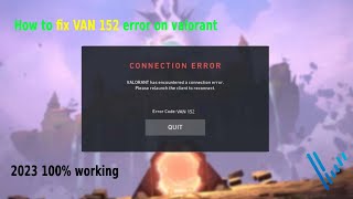 How To Fix Van 152 Val5 Errors