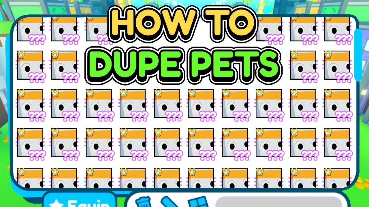 😈*TUTORIAL*🤑HOW TO DUPE PETS IN Pet Simulator X YouTube