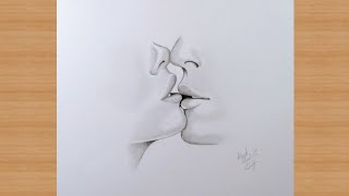 رسم زوجان متحابان خطوه بخطوه || How  to draw a romantic couple step by step