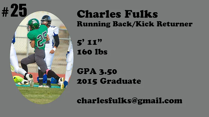 Charles Fulks - Running Back & Kick Returner