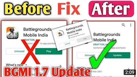 bgmi 1.7 update not showing in playstore | bgmi 1.7 update download | #bgminewupdate