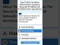 CISSP Exam Question 2 | Threat Modeling Explained