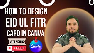 How to design Eid card in the Canva application screenshot 2