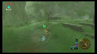 BotW - Korok - Lake Jarrah's Hutt using bombs